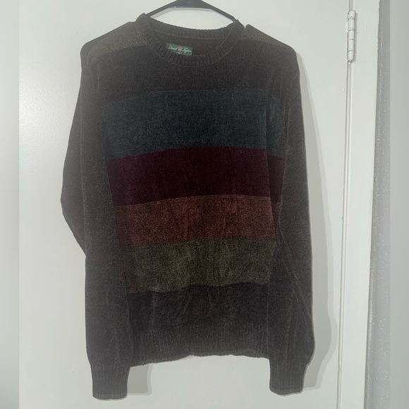 Multicolor Striped Men's Sweater Size Small - Picture 1 of 4